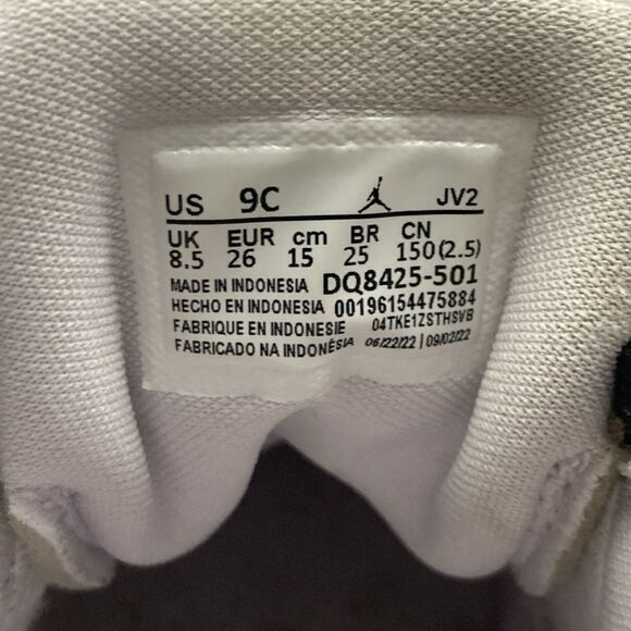 Nike Air Jordan 1Mid Barely Grape Toddler High Top Shoes Sneakers DQ8425-501 9C - Picture 8 of 10